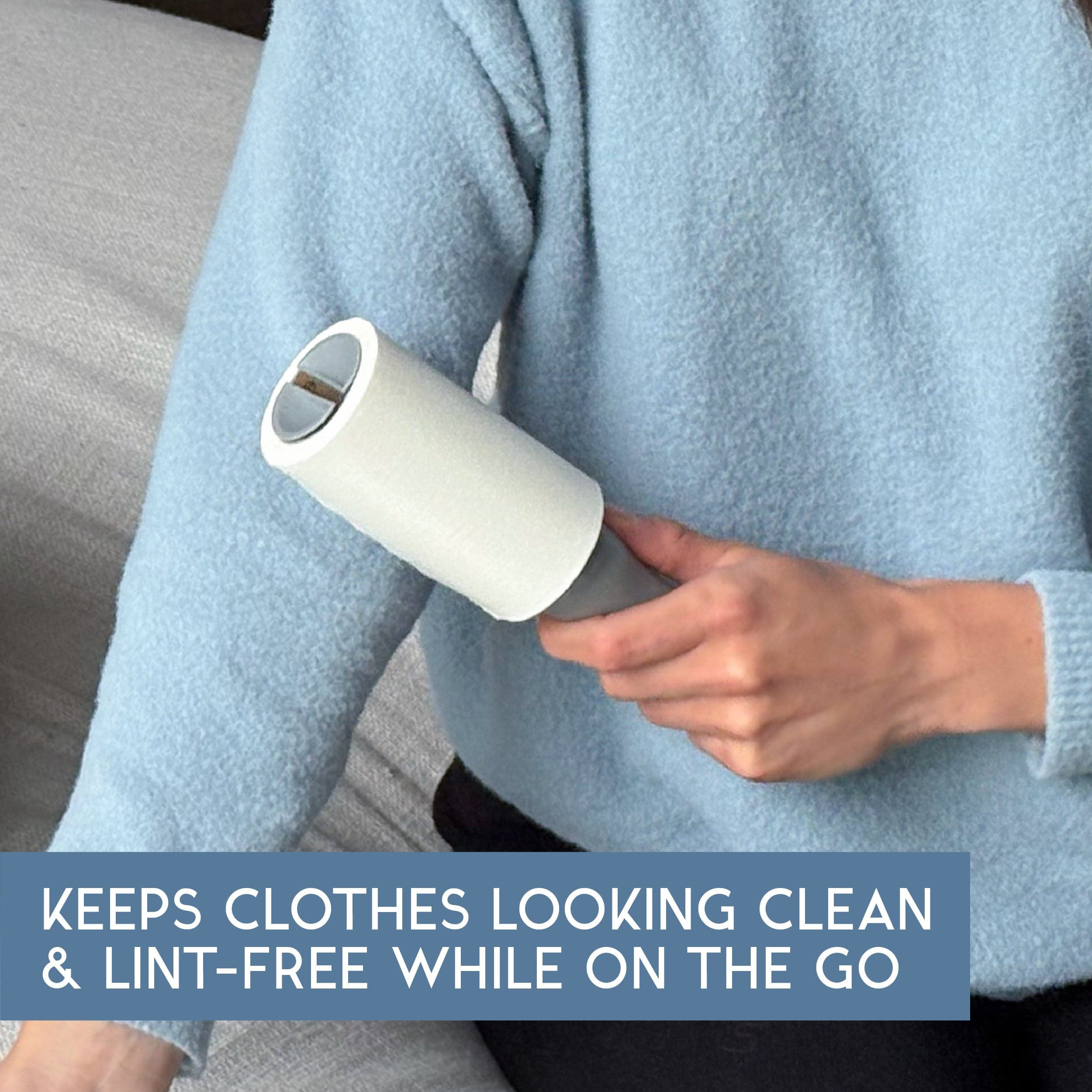 GLEENER Lint Roller | Strong Grip Adhesive Easy Peel Sheets | 90 Sheets 2