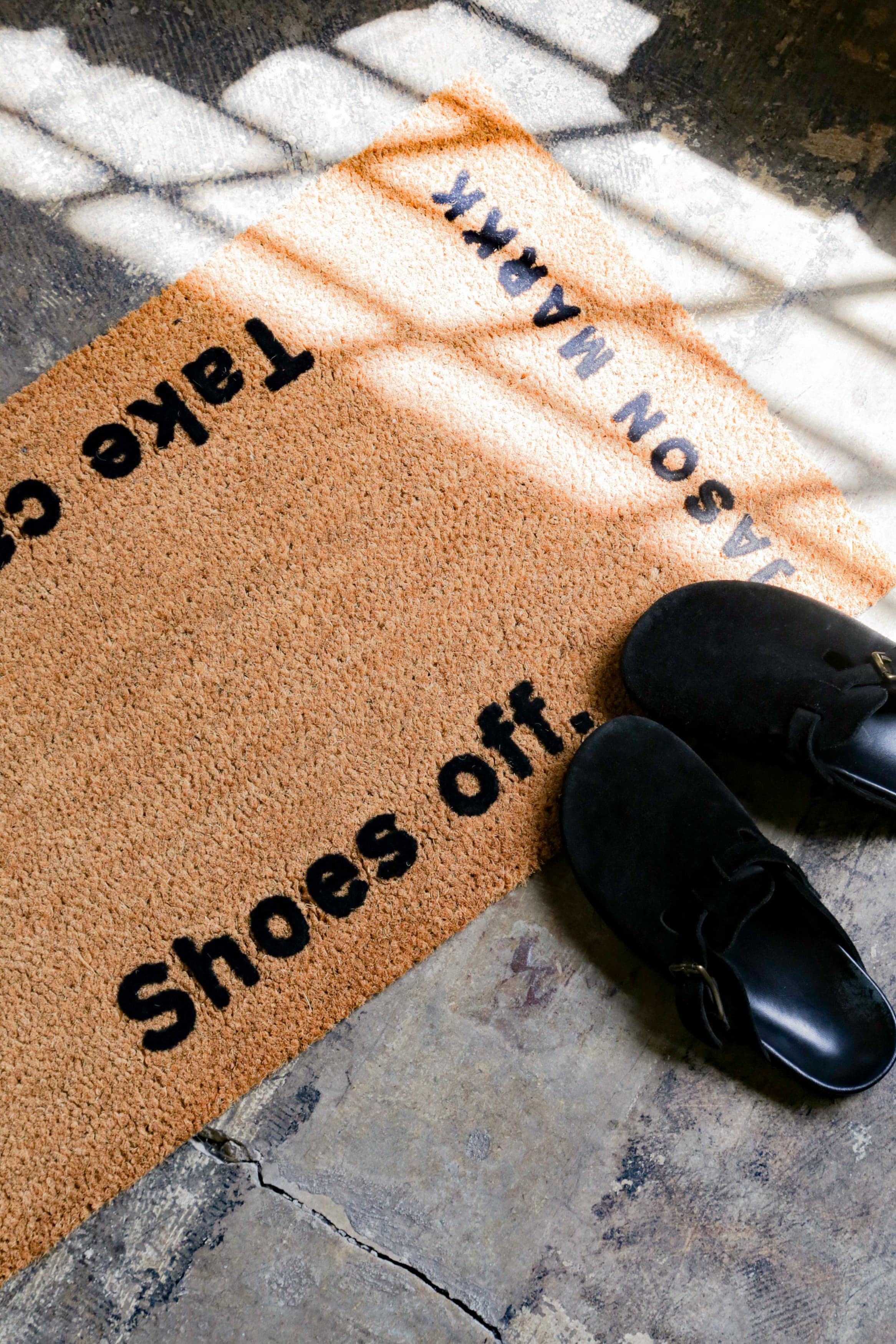"Shoes Off" Welcome Mat 2