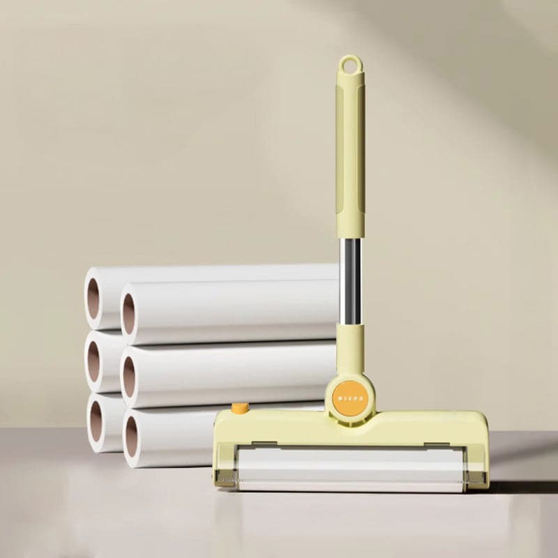 VASSON Extendable & Rotable Lint Roller with Cover, 60*6-360 Extra Sticky Sheets